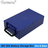 48v 20ah empty battery storage box with handheld for 3 7v 18650 lithium or 3 2v 32700 lifepo4 battery electric bike use turmera