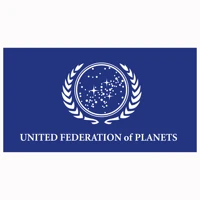 vertical 90x150cm united federation of planets flag for decoration