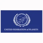 Подиум 90x150 см Флаг объединённой Федерации планет для украшения