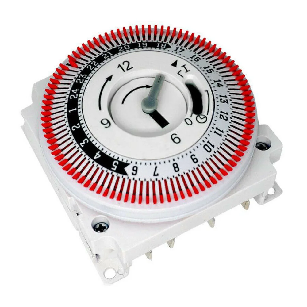 24h 220V 16A кухонный штепсельный таймер переключатель розетка энергосберегающая