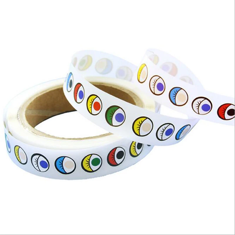 Детские Мультяшные глаза нос рот сделай сам наклейка для сборки Дошкольное