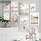 Nodic настенный художественный принт пейзаж живопись холст семян плакаты пляж дерево Рид принты пустыня плакат Nordic настенные картины номер Декор