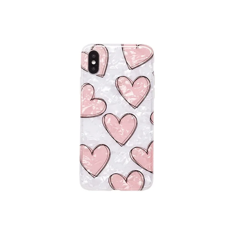 Розовый чехол для iPhone X Lovelyattern 11 Pro Max carcasa SE 2020 Xr Coque capa Xs MAX 8 plus телефона Дамский