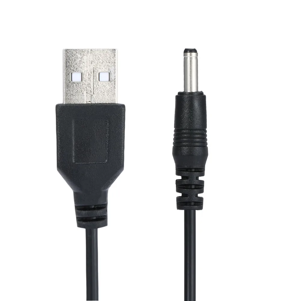 80 см USB 2 0 Тип Мужской 3 5 мм DC разъем питания баррель в кабель черный оптовая