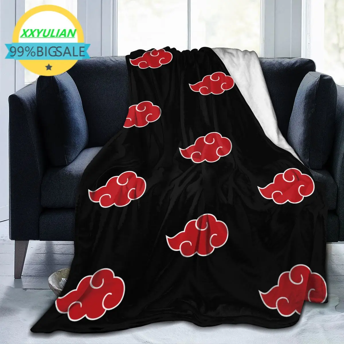 

Japanese animation soft warm flannel blanket bedroom sofa blanket multi-size air conditioning blanket