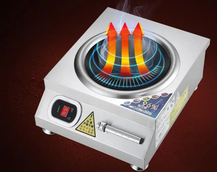 Коммерческая индукционная плита Hall мощностью 5000 Вт настольная электрическая