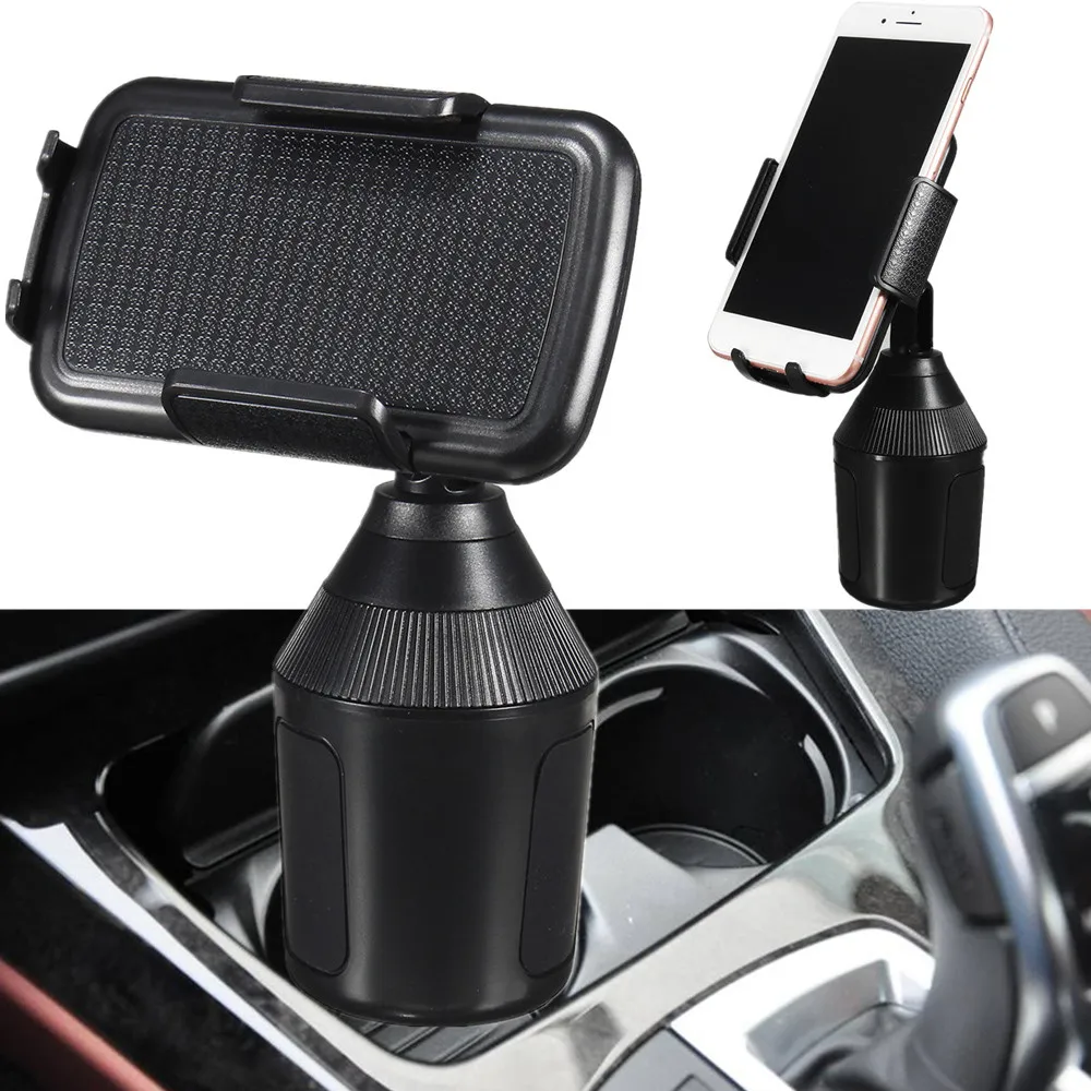 

Universal 360 Degree Adjustable Car Cup Holder Car Mount For Cell Phones / GPS Bracket Interior Accessories Drinks Holders