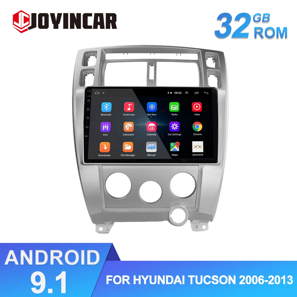 Автомагнитола для Hyundai Tucson 9 1-2006 2 + 32 ГБ din Android 2013 GPS-навигация Wi-Fi | Автомобили и