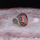 Кольцо из стерлингового серебра 925 К, зултанит, драгоценный камень с блестящими камнями циркона, эксклюзивные украшения для мужчин, винтажный стиль, мода 2022
