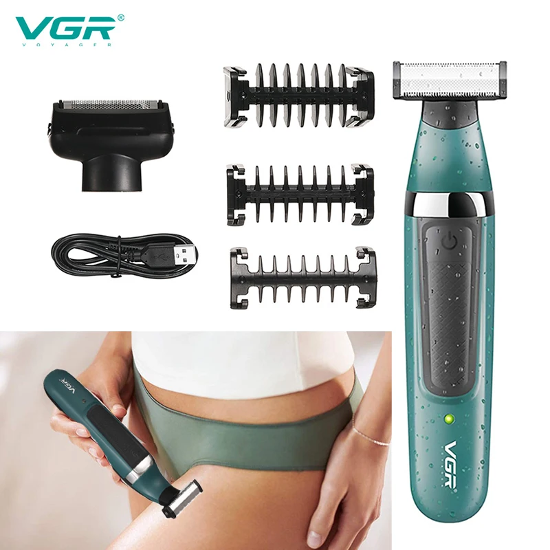 Vgr Multi-functional Electric Razor Blade Usb Portable Hair Remover Shaving Cross-border Washing V-393 | Бытовая техника
