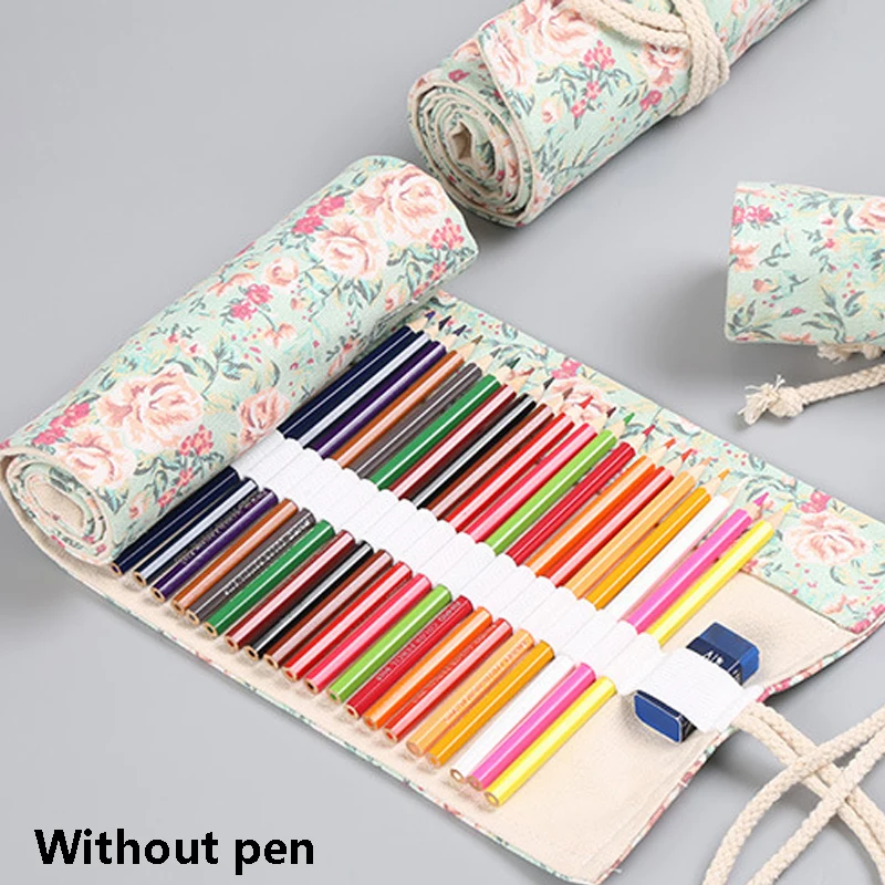 Kawaii 36 отверстий Чехол Карандаш для хранения штор художника ручки сумки Коробка