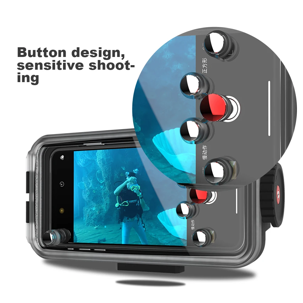 Diving Phone Case for Mate 20 30Pro Huawei P20 P30 Pro Waterproof Housing 60M Protective Cover With Bag HD Lens 1sets |