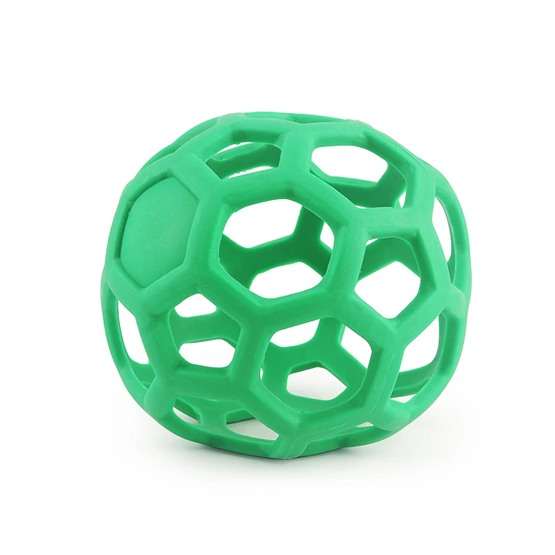 

Geometric Ball Pet Dog Cat Toys Natural Non-Toxic Rubber Ball Toy Chew Toys For Small Medium Large Dogs Pet Training Products
