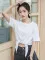 

Tops T Shirt Women Short Sleeve Red Tshirt fuchsia
