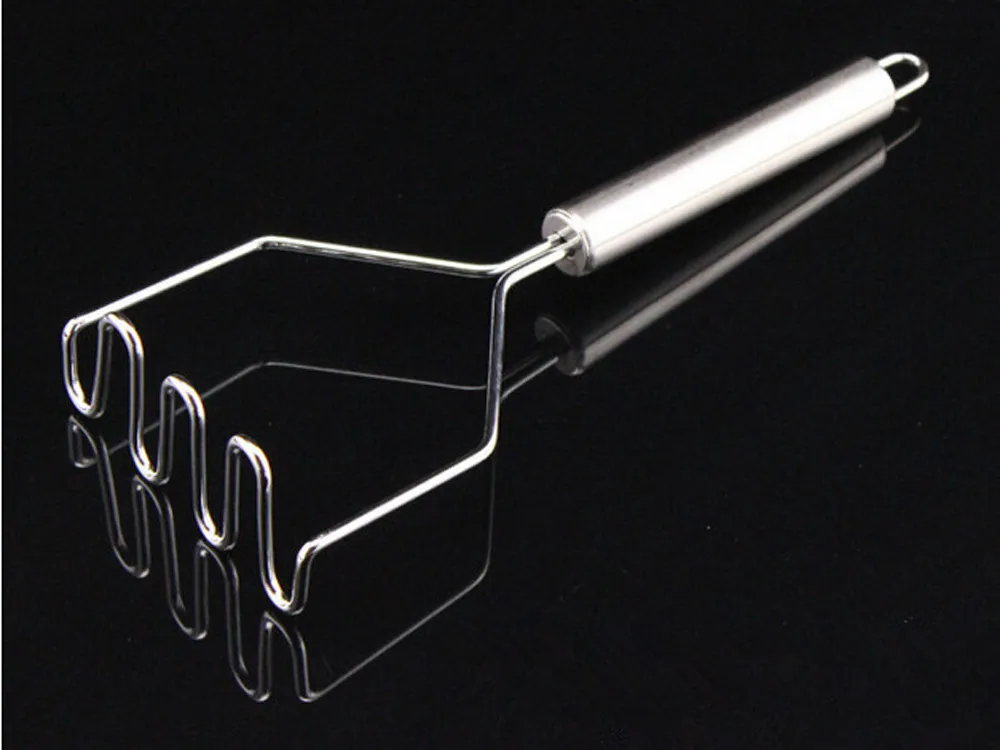 

Stainless Steel Wave Shape Potato Masher Tool Kitchen Bar Potatoes Crusher Crushing Tool New Kitchen Accessories Stainless Steel