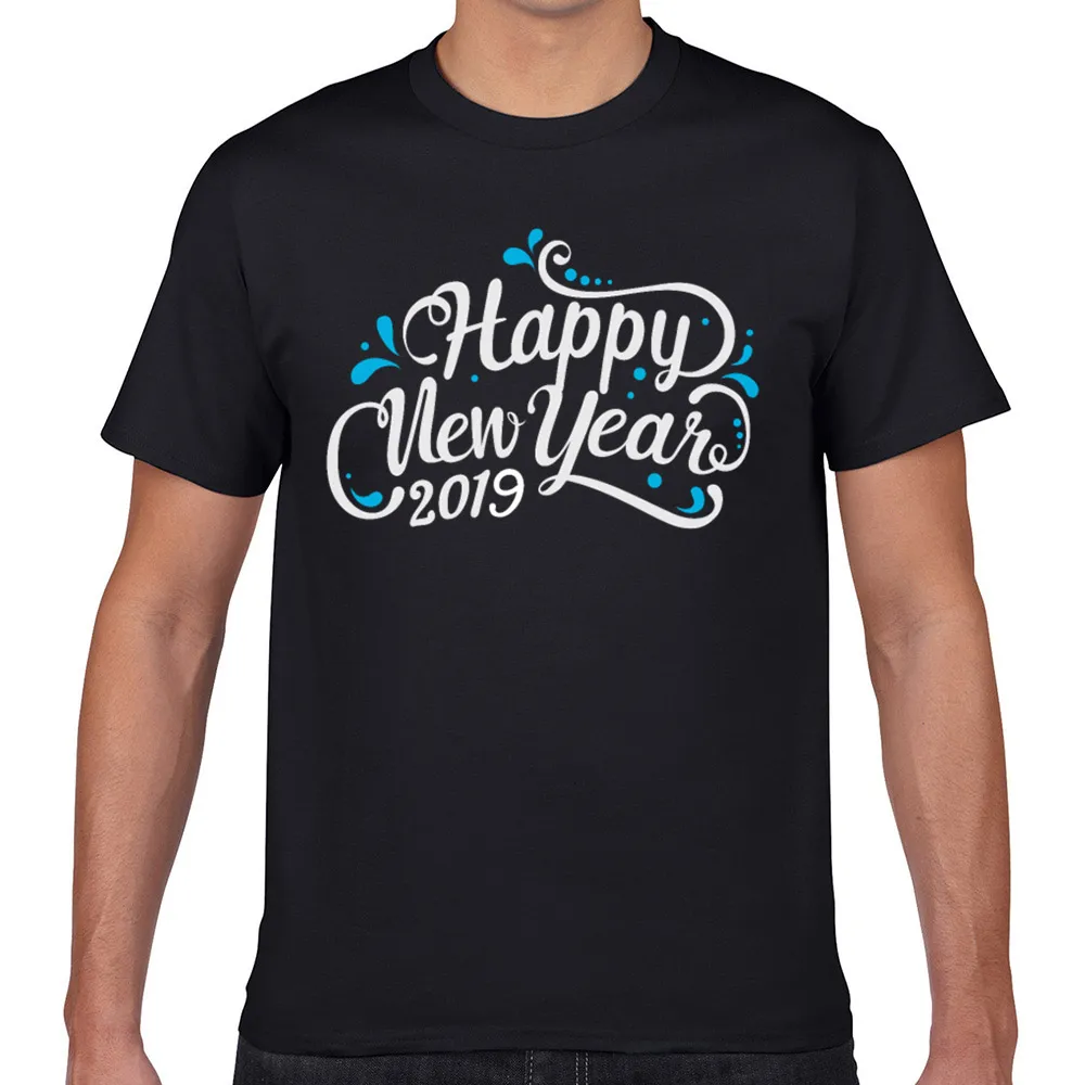 

Tops T Shirt Men new year Fashion White Geek Cotton Male Tshirt fa006