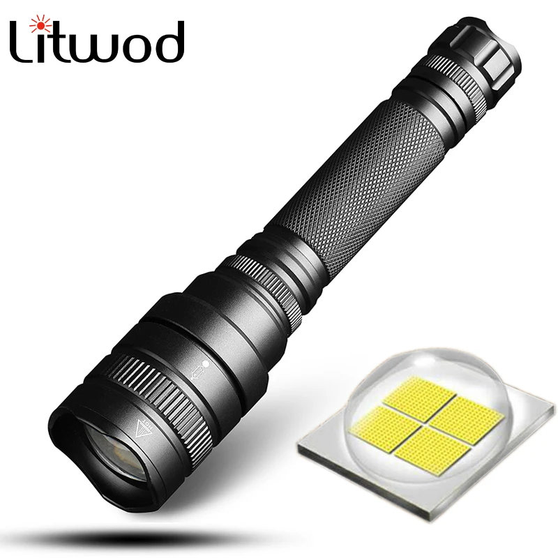 Litwod Z301515 convoy lens 30 Вт чип xlamp xhp70 18650 3200lm Мощный тактический светодиодный фонарик с