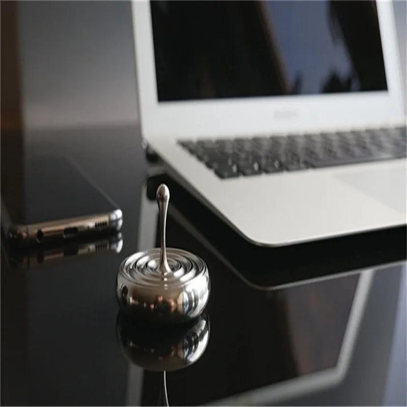 Ручной вращающийся верх магнитный декор настольные капли Спиннер игрушки