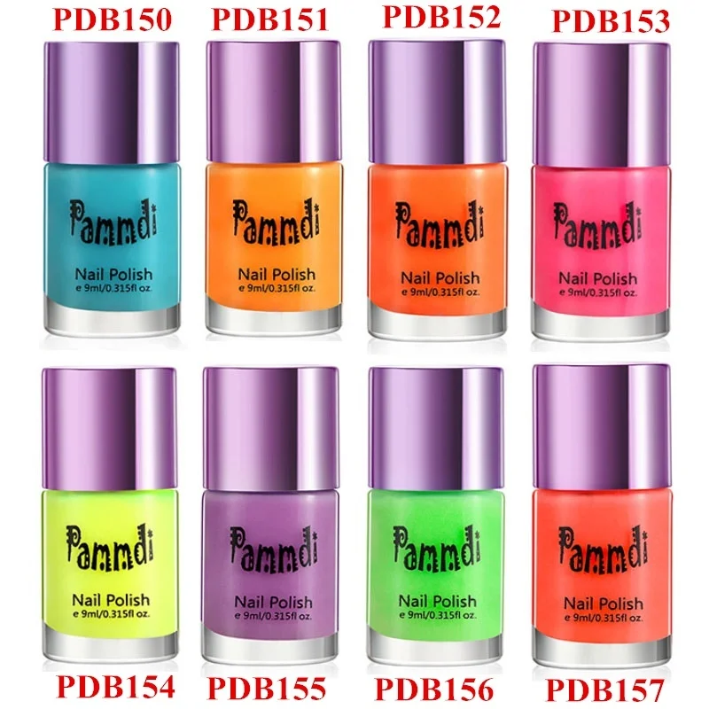 Светится в темноте Флуоресцентный цвет лак для ногтей УФ-светодиодный