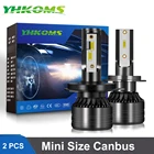 YHKOMS автомобилей светодиодные лампы для Авто Canbus со светодиодными кристаллами для 14000LM 60 Вт H4 светодиодный H7 H1 H8 H11 9005 9006 Авто фары светодиодный свет для автомобиля 12V 6000K