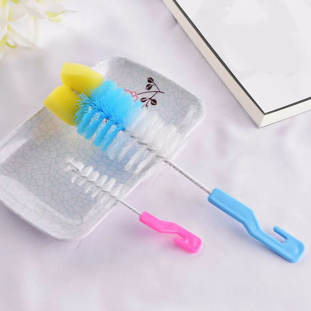 

2 шт., съемные губки для чистки стеклянных бутылок