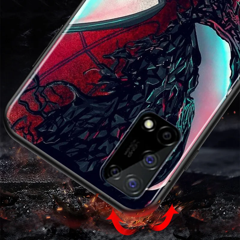 

Marvel Avengers Super Hero Venom For Huawei Honor V9 Play 3E 8S 8C 8X MAX 8A 2020 Prime 8 7S 7A Pro 7C Soft Black Phone Case