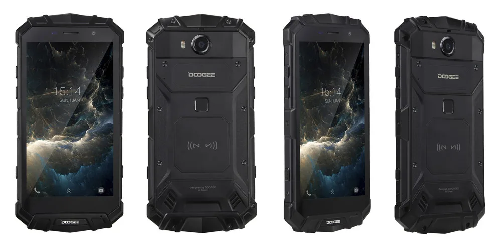 DOOGEE S60 Lite IP68 беспроводной зарядный смартфон 5580 мАч 12V2A Быстрая зарядка 16MP 5,2 ''FHD MTK6750T Восьмиядерный 4 ГБ 32 ГБ NFC телефон