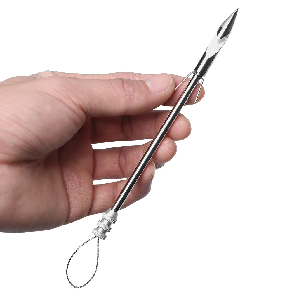 1/3 шт. Серебристая Рогатка из нержавеющей стали для охоты стрельбы рыбы рыбалки 146