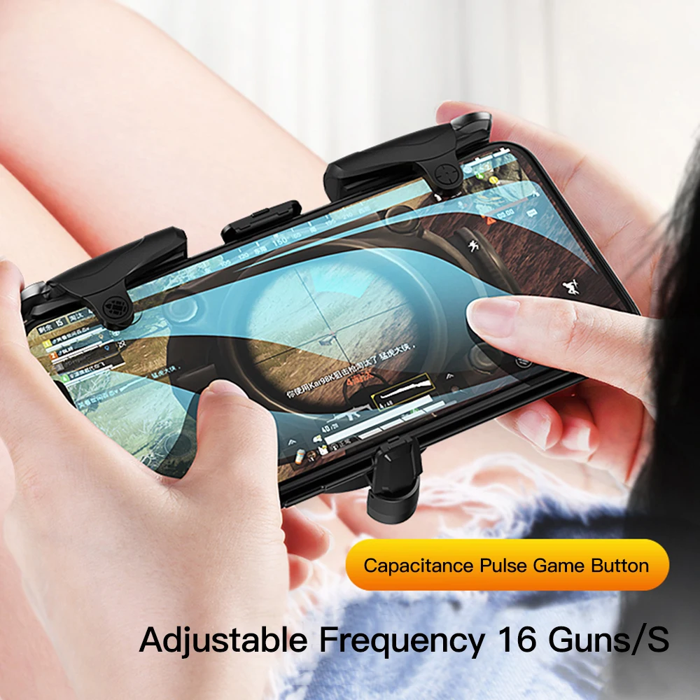 Meeker Gamepad Joystick for PUBG Joypad Trigger Fire Button 3 in 1 Adjustable Shooter Controller For PUBG Mobile Phone Game Pad