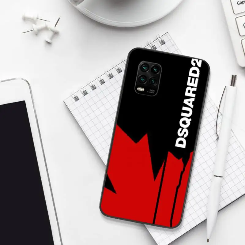 

Luxury Brand D2 Fashion DSQ2 Phone Case For Xiaomi 8 9 Se 10 10pro Note 2 3 10 MIX2 S MAX2 3 F1 5X