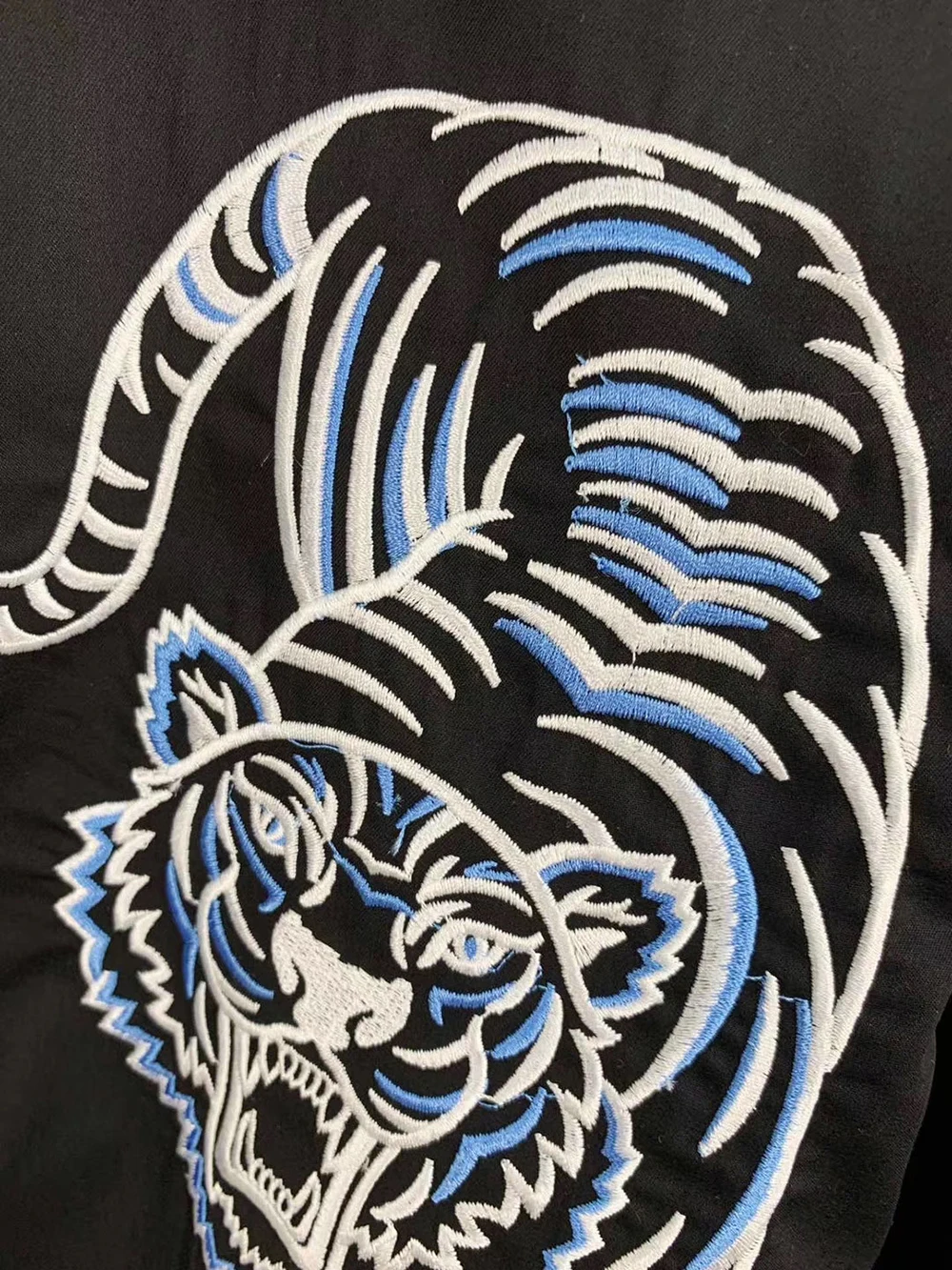 DUYOU Мужская рубашка хлопок мужская классическая с вышивкой Double Tiger Seiko