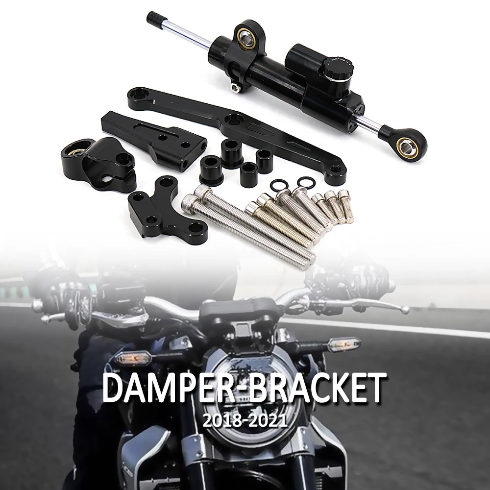 

New For Honda CB650R CB 650R CB 650R 2018 - 2021 CNC Aluminum Adjustable Motorcycles Steering Stabilize Damper Bracket Mount Kit