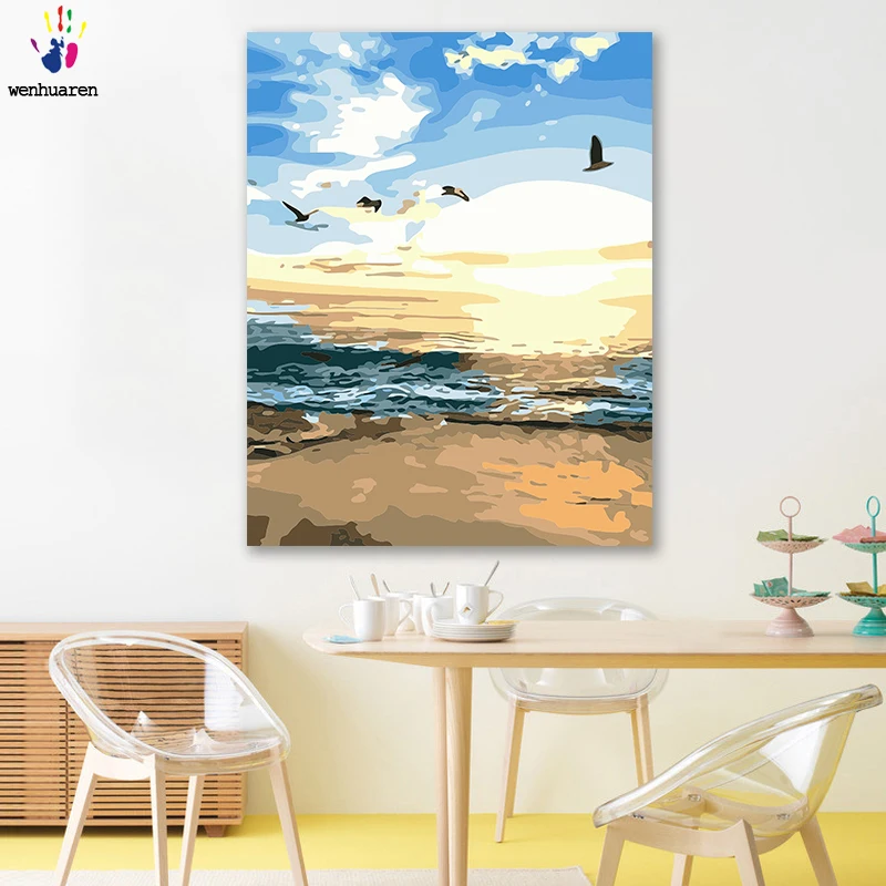 Краска по номерам художественная краска морской пейзаж неторопливый и