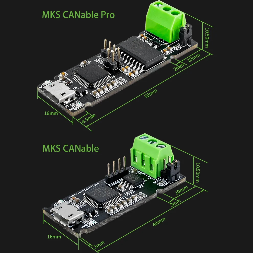 Makerbase CANable USB для CAN-шины отладчик анализатор адаптер CAN изоляция VESC ODRIVE CANable_Z |