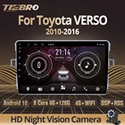 Автомагнитола TIEBRO 2 DIN Android 2010 для Toyota Avensis VERSO 2016-стерео приемник GPS навигация Bluetooth плеер авторадио