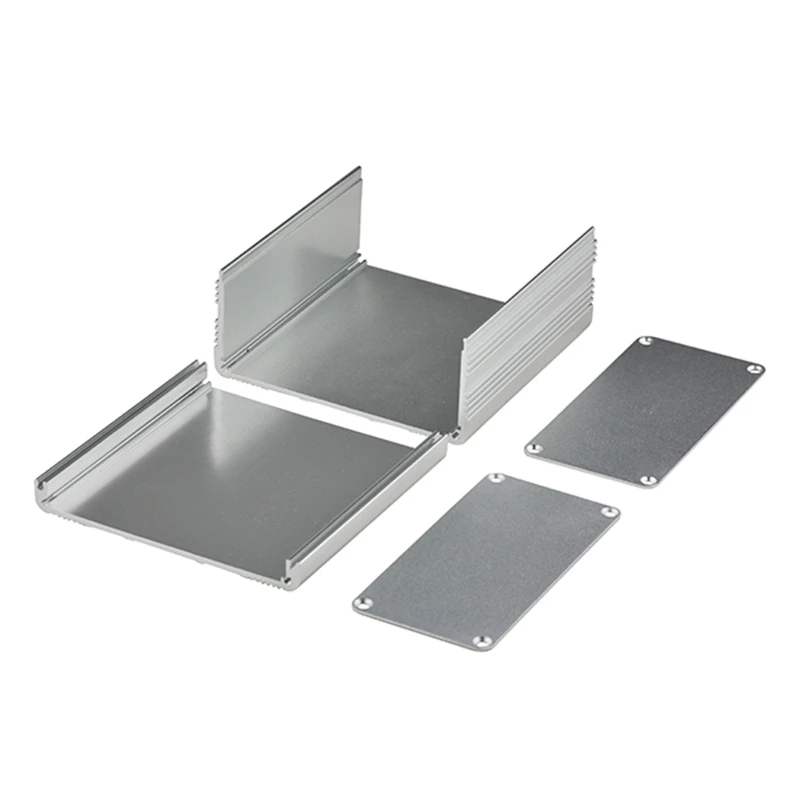 

Superbat 3.94"*3.94"*1.97"Extruded Aluminum PCB Instrument Box Enclosure Case Electronic Amplifiers DIY 100*100*50mm with Screws