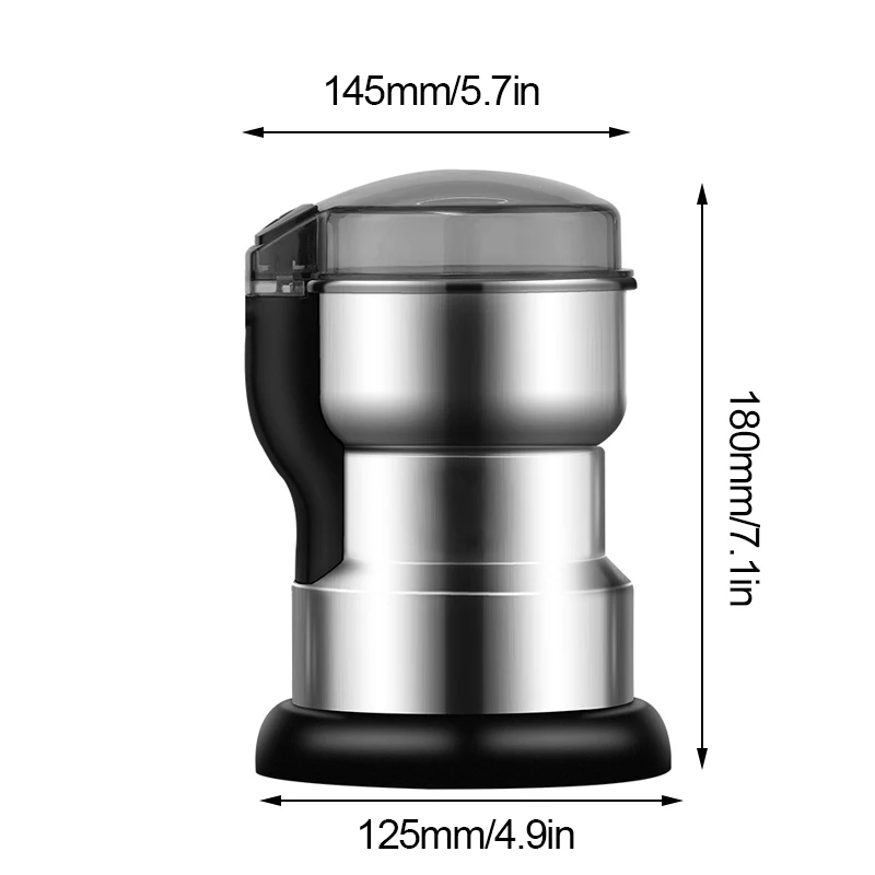 

Multifunctional Home Coffe Grinder Machine Kitchen Cereals Nuts Beans Spices Grains Grinding Machine Electric Coffee Grinder
