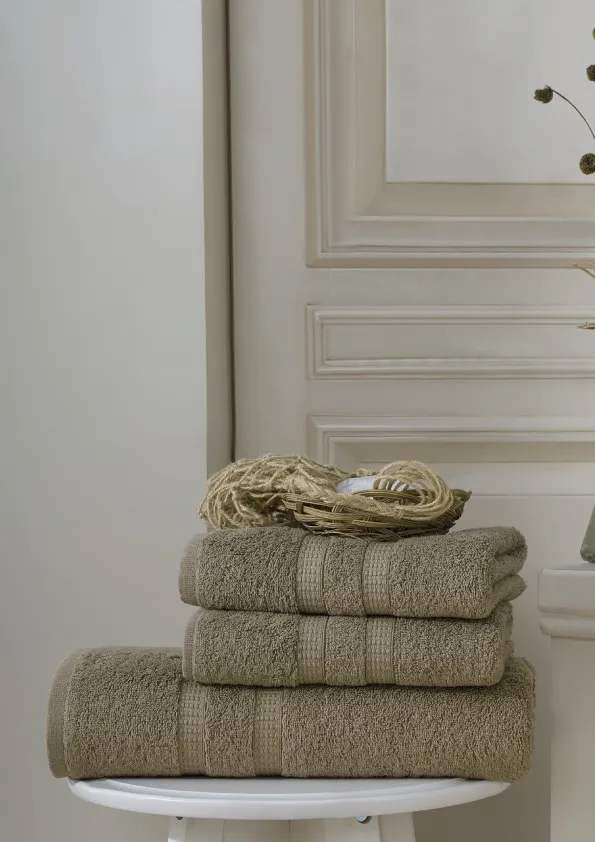 Венеция 100 хлопок винтажные руки лицо волосы и банное полотенце (4 шт.)-50x90 / 70x140 |