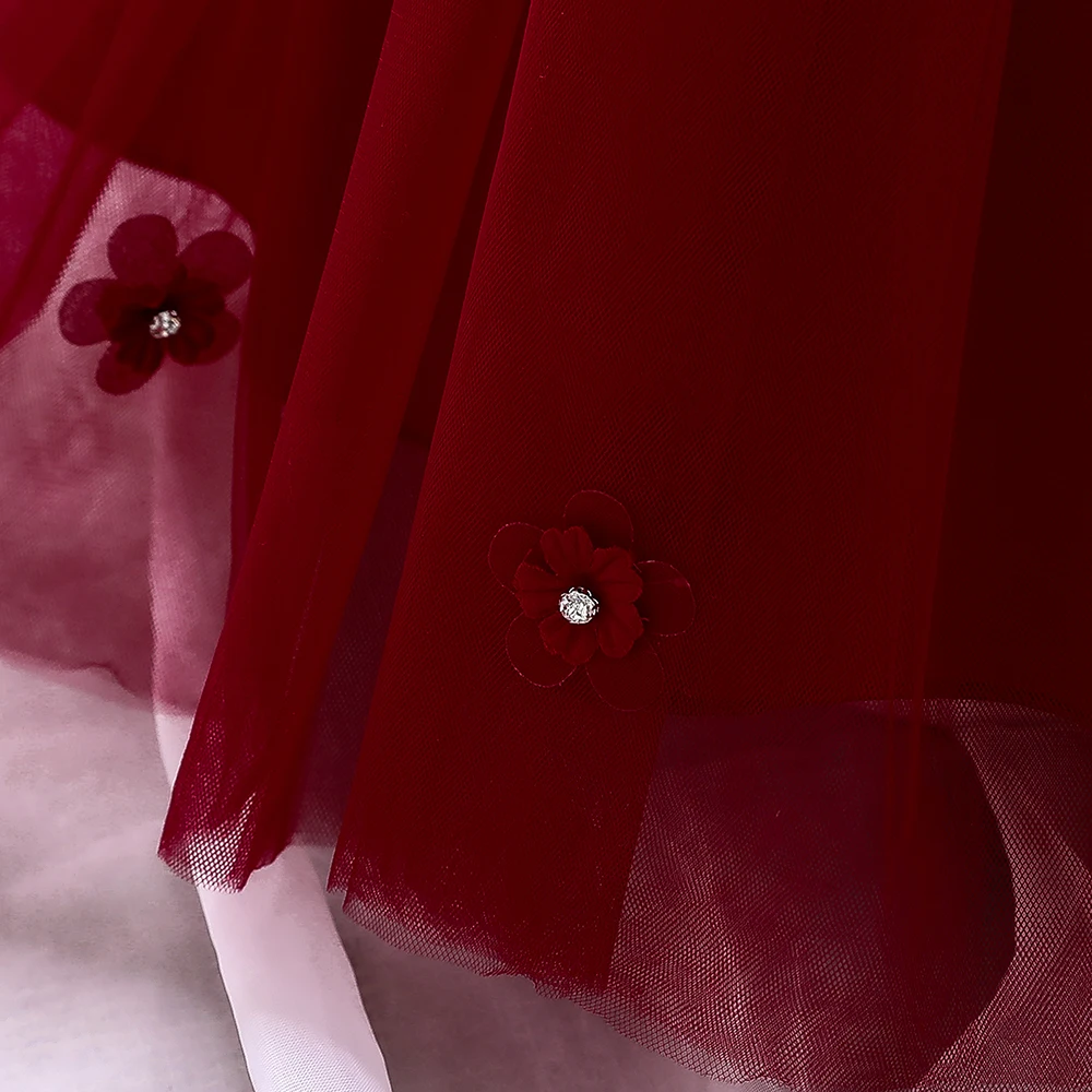 

Summer Baby Dresses Clothes For Girl 1st Year Birthday Dress Embroidery Flower Toddler Christening Ball Infant Party Dress