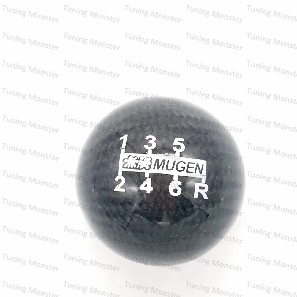 

Carbon Fiber MUGEN Gear Shift Knob 5/6 Speed Manual Automatic Spherical Shift Knob For Honda Acura/TOYOTA/NISSAN