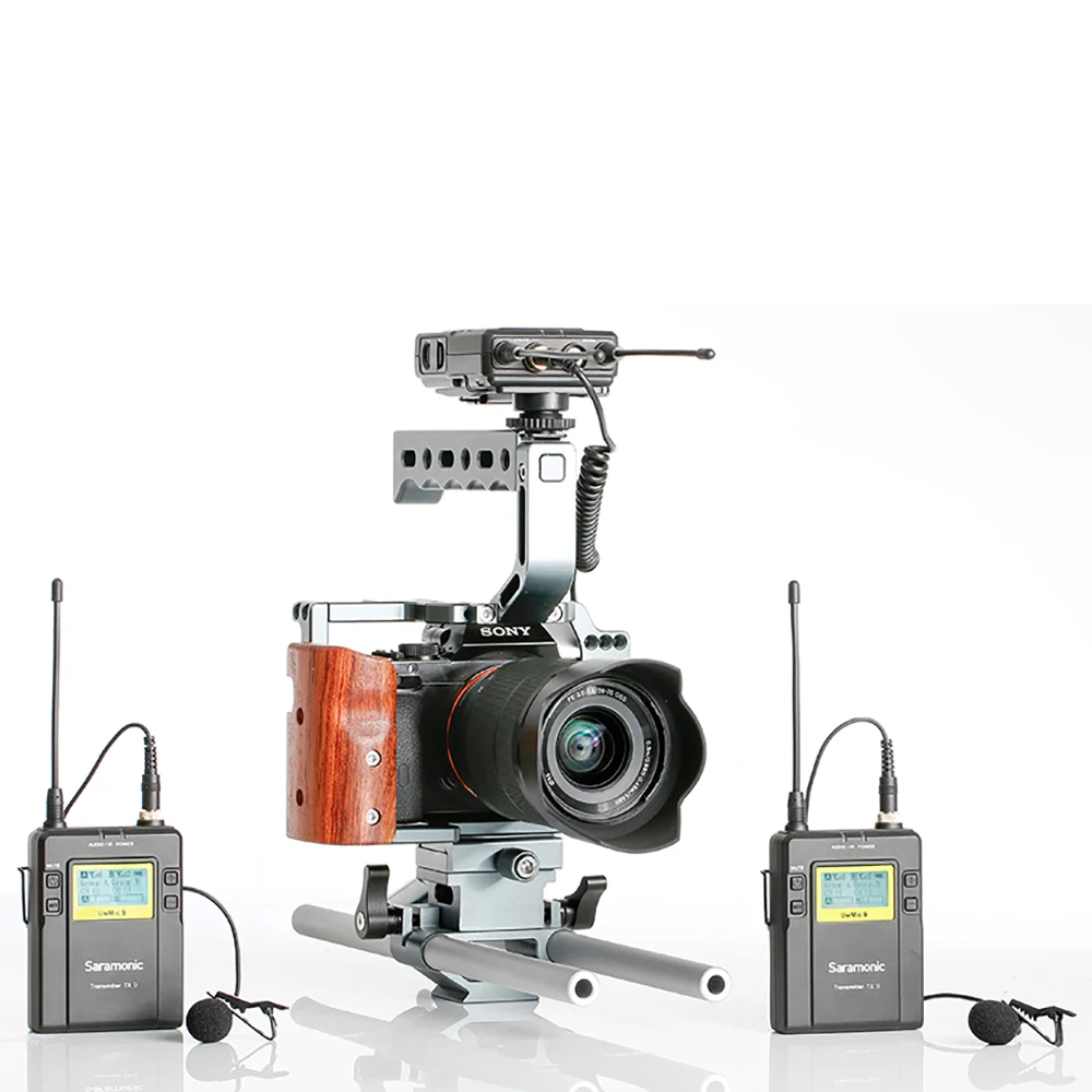 Микрофон Saramonic UwMic9 петличный микрофон УВЧ 1 drag 1/2 2 видеомикрофона беспроводной