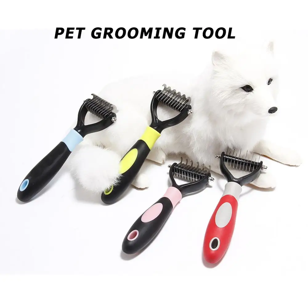 11/13 лезвия резак для шерсти домашних животных щетка удаления вырубки расческа