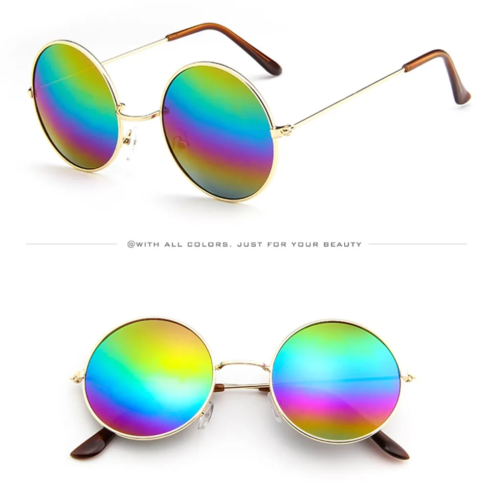

Simple Round Sun Glasses Eyewear Women Men Vintage Retro Glasses Unisex Driving Round Frame Sunglasses Eyewear