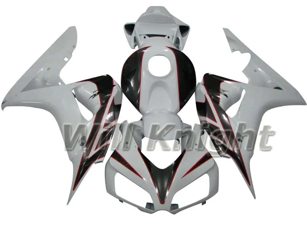 

Комплект обтекателей для кузова для Honda CBR1000 RR 2006 2007 ABS пластиковый инъекционный мотоцикл CBR белый черный комплект обтекателей