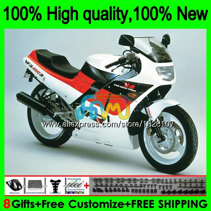 NC35 RVF400R для HONDA RVF VFR 400 R 400R VFR400 V4 89BS.34 VFR400R NC24 95 96 красный белый черный 97 98 1995 1996 1997 1998