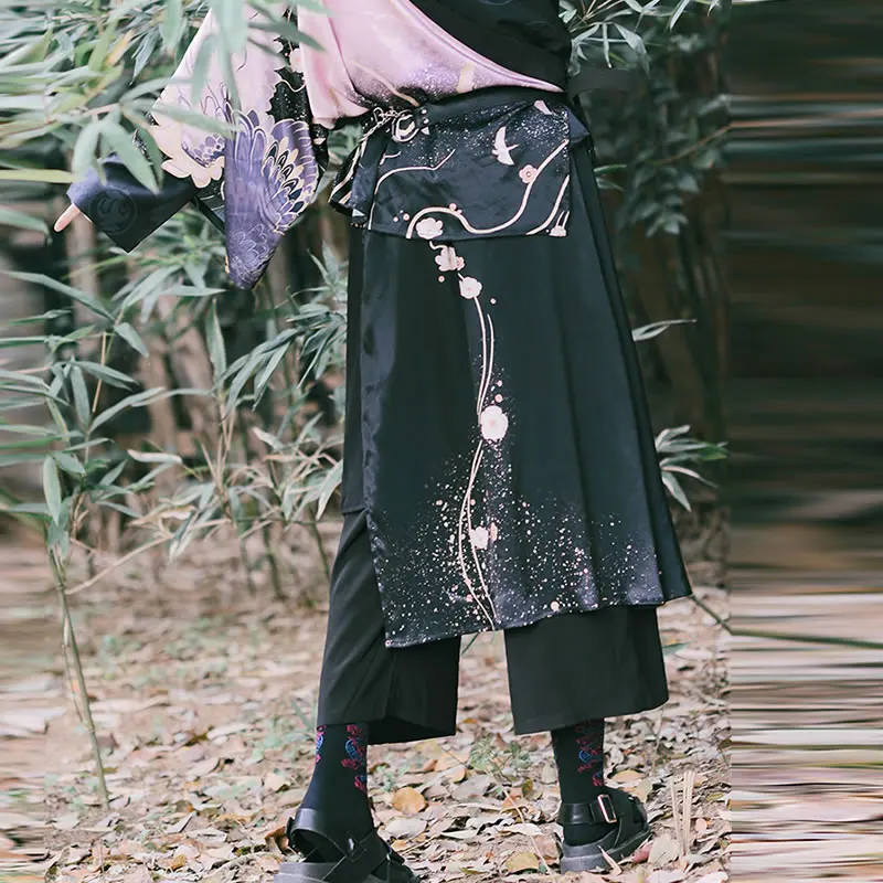 XITAO Women with Irregular Skirt Print Bandage 2021 Fashion Summer New Arrival Street Casual Patchwork Drawstring Skirt  WMD0061