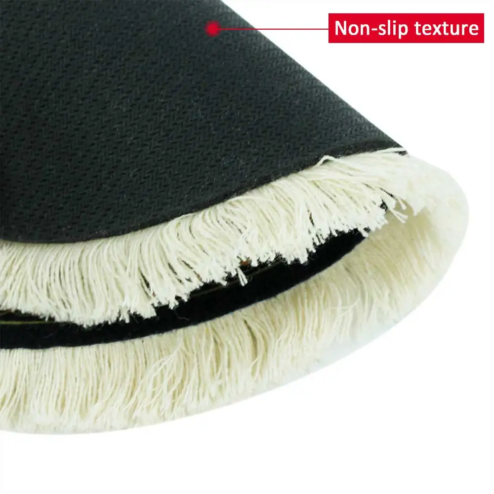 XGZ Горячая Новинка Круглый Коврик для мыши с настоящей кисточкой персидский