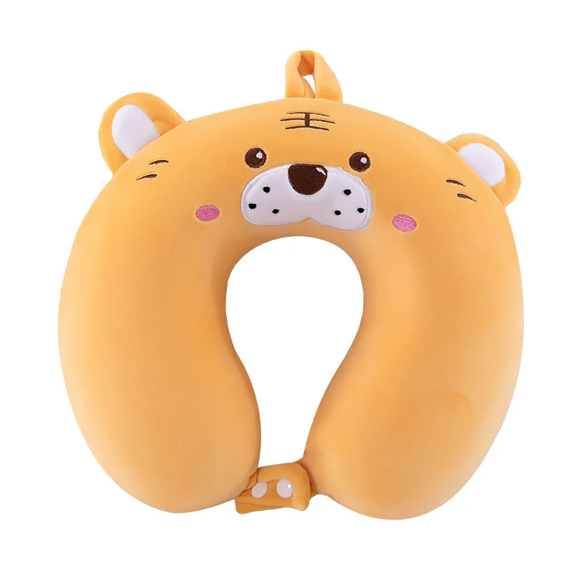 

Lunch Break Neck Pillow U-shaped Pillow Shark Dinosaur Tiger Memory Foam Travel Cartoon Baby Sleeping Pillow Plush Stuffed Gift