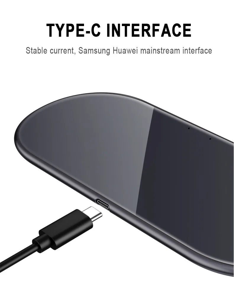 Двойное Беспроводное зарядное устройство 15 Вт s для iPhone 8Plus X XR XS MAX Phone charger зарядная станция для samsung S9 S8 аксессуары для смартфонов