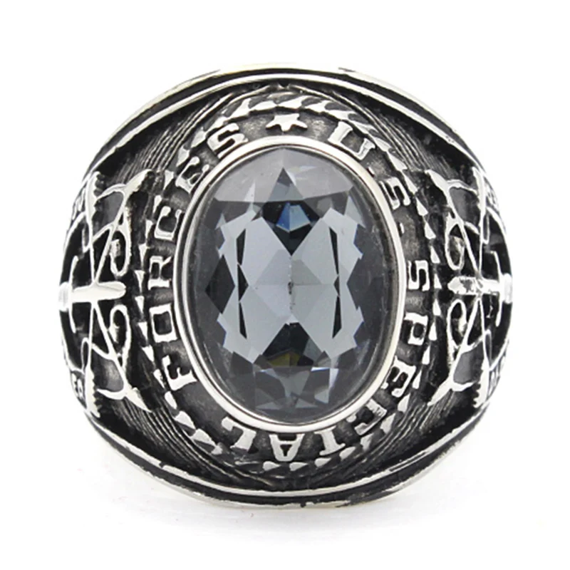 Мужское военное кольцо из нержавеющей стали армии США|Кольца для помолвки| |